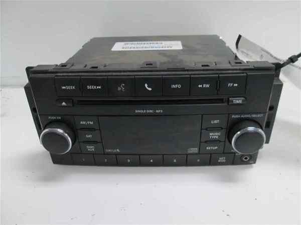 2010 dodge charger mp3 cd player sat radio oem