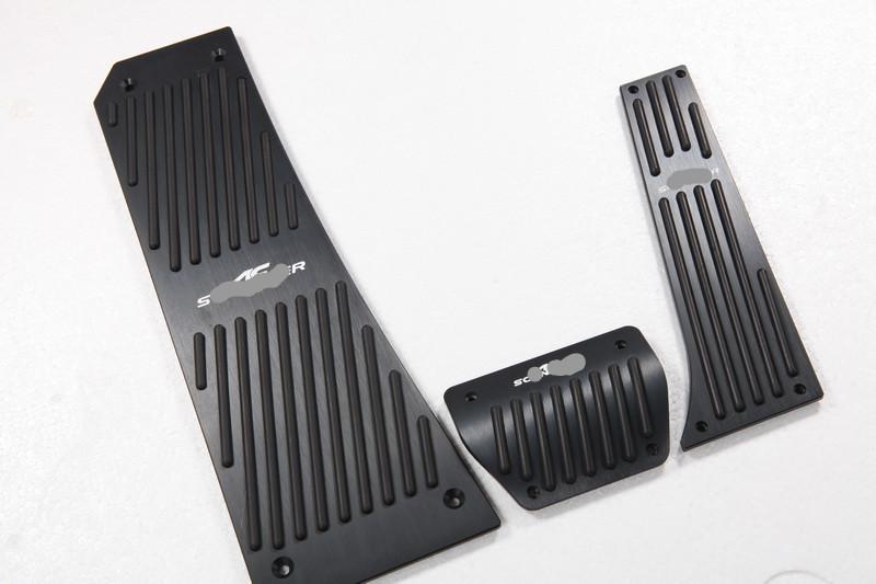 For bmw f10 new 6 series 5 series gt at ac schnitzer gas pedal pad set black