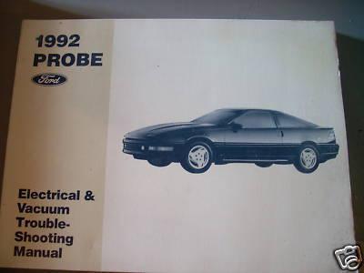 1992 ford probe electrical vacuum service shop repair book manual