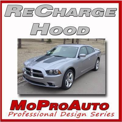 2012 dodge charger recharge hood stripes decals graphic - pros only 809