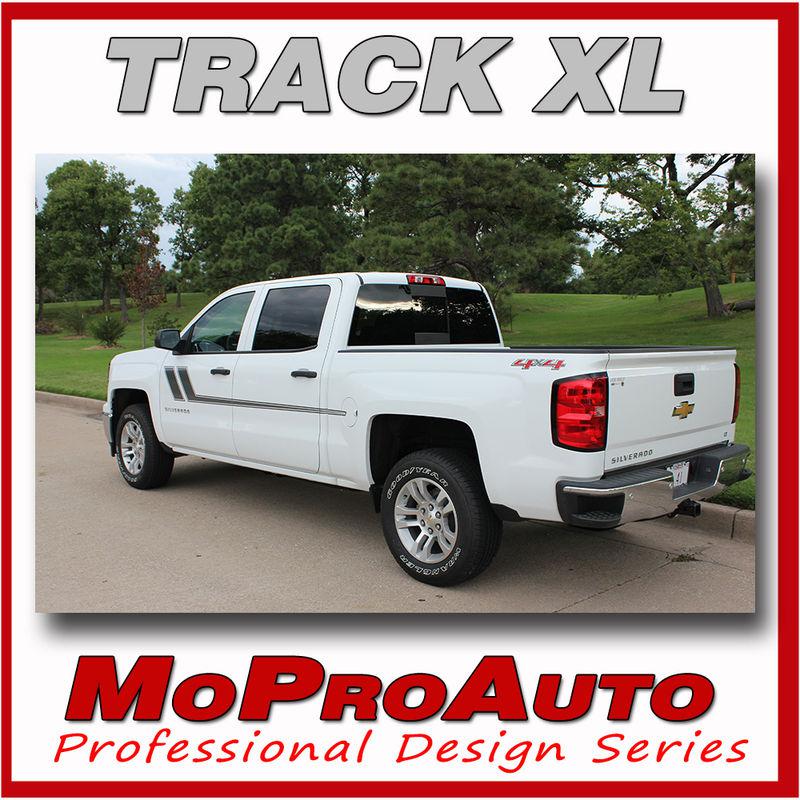 Chevy silverado track 2008 xl 3m pro grade vinyl side stripe decals graphic mw6