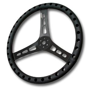 Joes aluminum lightweight steering wheel 15" flat #13535-b drilled imca longacre