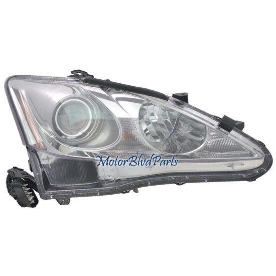 11-13 lexus is250 is350 sedan halogen headlamp headlight passenger right r