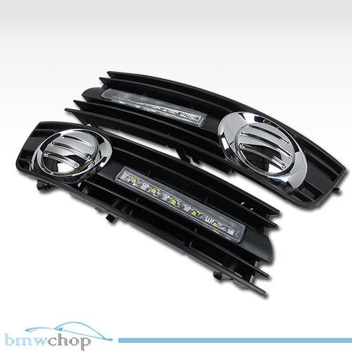 Audi a4 b6 5 led drl daytime rinning lights fog 01-05 ●