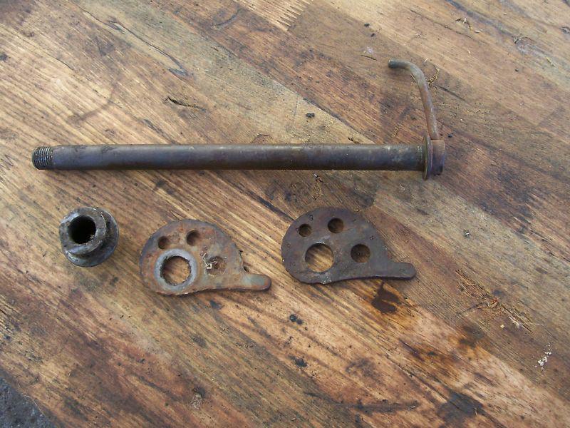 Yamaha it yz 400 425 rear axle with adjuster cams