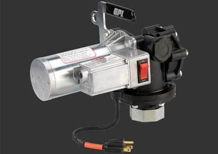 Gpi p-200h-2ur 12-volt dc plastic gear pump for medium/thick fluids - 8gpm/30lpm