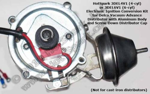 Electronic ignition conversion: 1963-69 corvair delco 6-cylinder, vacuum-advance