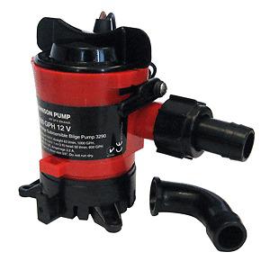 Johnson pump 750 gph bilge pump 3/4" hose 12v dura portpart# 32703