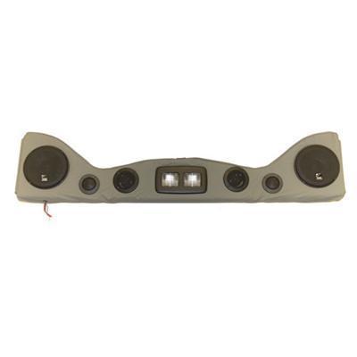 Jeep tj yj wrangler 1987 thru 2006 grey material 6 - speaker sound bar