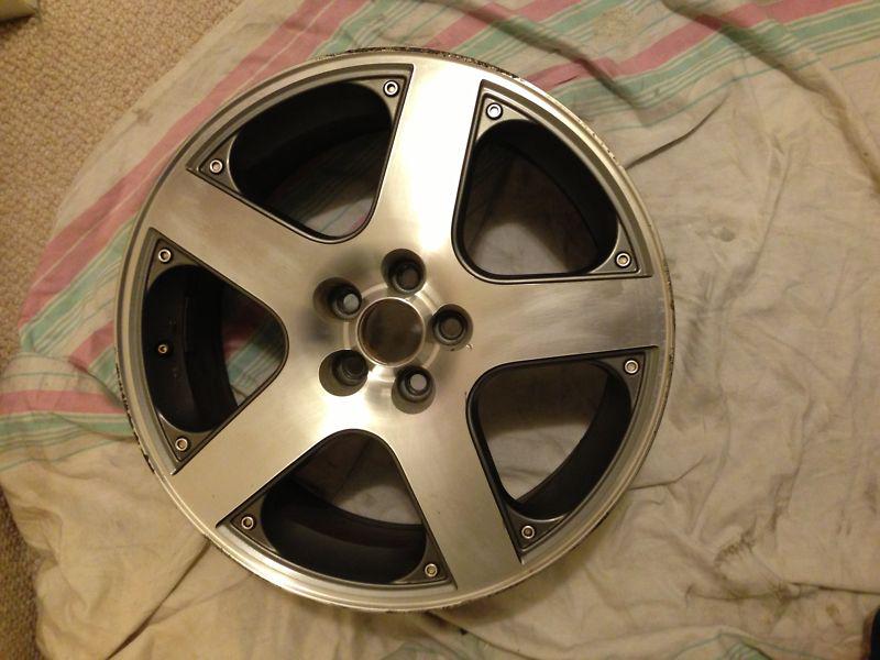 Set of two oem vw santa monica 17" gli rims 5x100