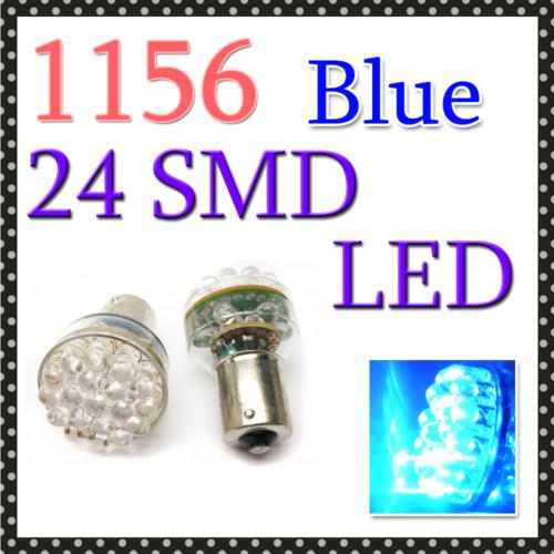 1156 24 led bulb turn signal corner light super blue