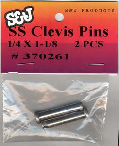 Sj products 3/8 x 2 ss clevis pin @5 370521