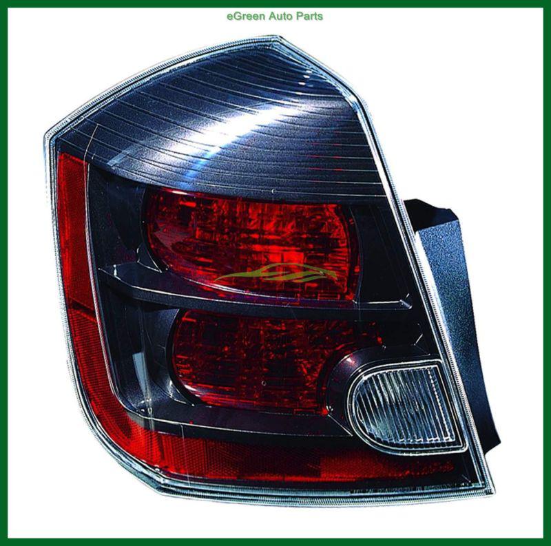 07-09 sentra se-r tail light lamp left driver smoked housing