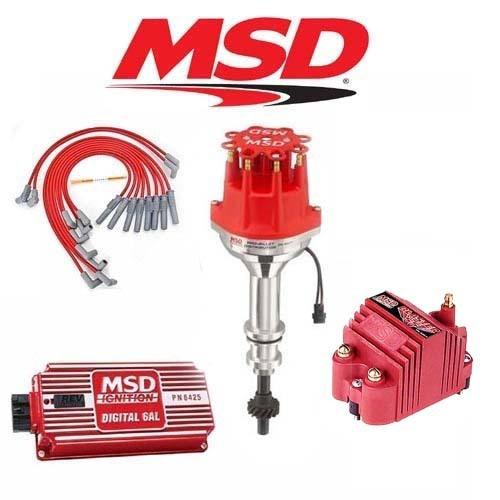 Msd ignition kit- digital 6al/distributor/wires/sscoil/ - ford 289/302 small cap