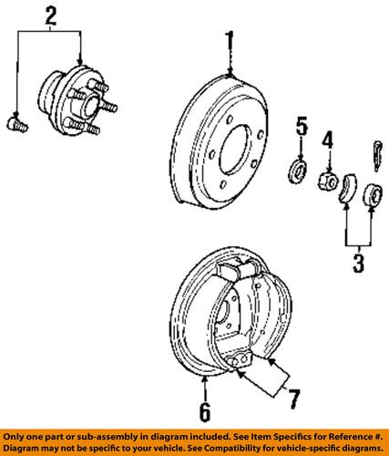 Mopar oem 6503352 brake-hub & bearing washer