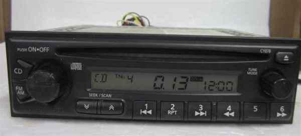 00 01 nissan pickup frontier cd player radio oem lkq