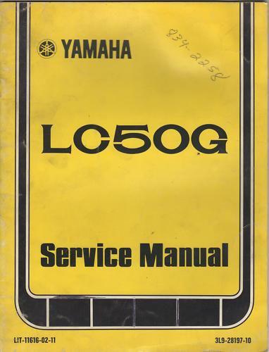 1980 yamaha motorcycle lc50g service manual