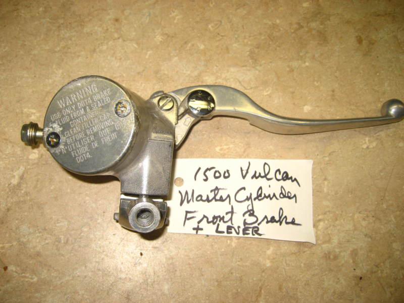 2000 kawasaki 1500 vulcan nomad oem master cylinder, mount bracket, brake lever