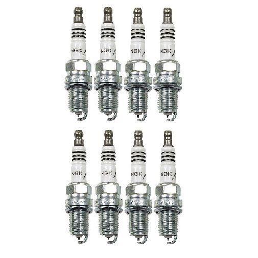 Set of 8 ngk spark plugs bkr 9 eix / 2669 new