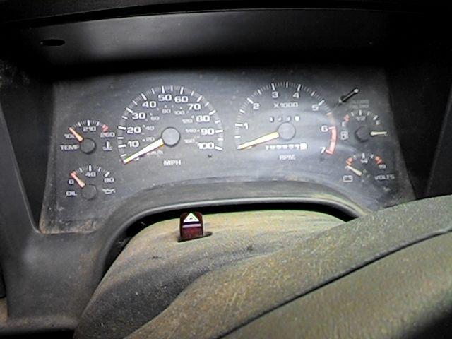 1997 chevy s10 pickup speedometer instrument cluster gauges 2637338