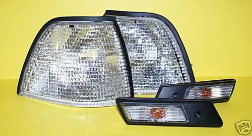 Bmw 3 1991-96 e36 corner lights +side marker clear set