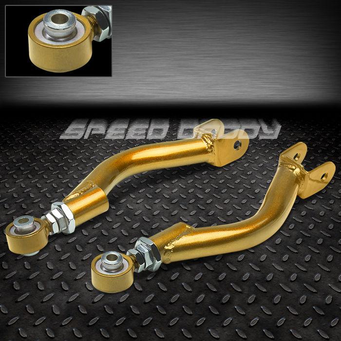 Adjustable rear upper camber control arm kit 95-98/02 240sx s14 s15/r33 r34 gold