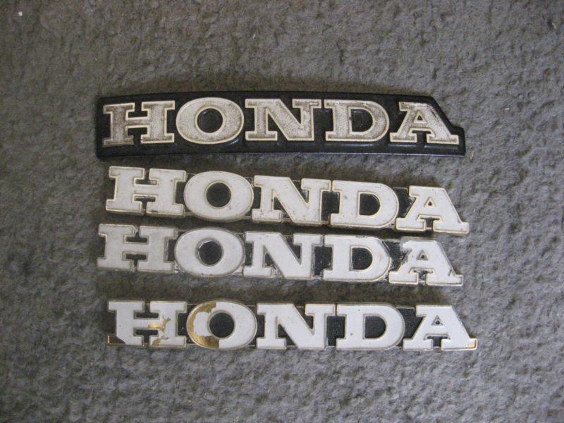 Vintage honda emblems