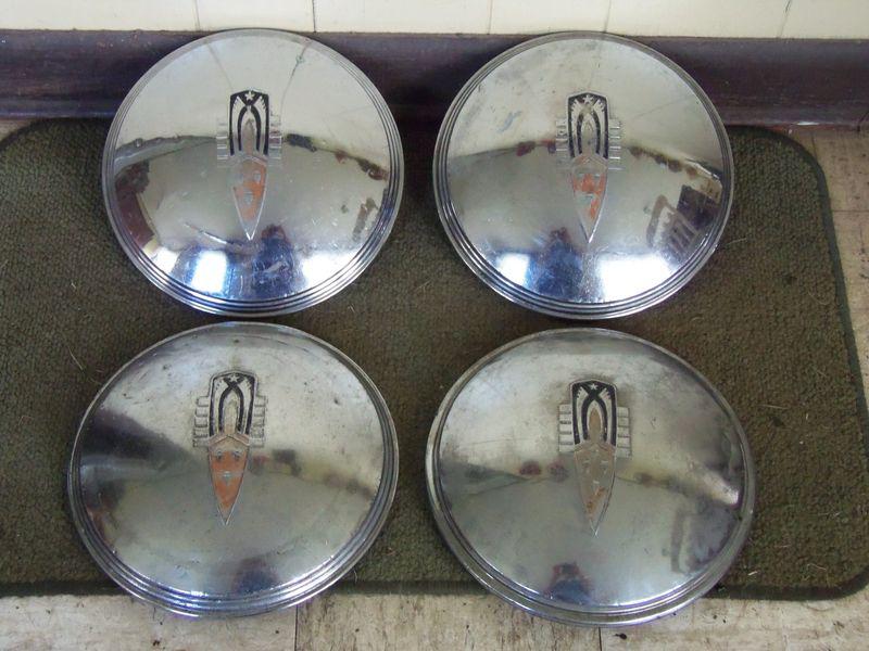 46 47 oldsmobile center hub caps dog dish poverty set of 4 olds