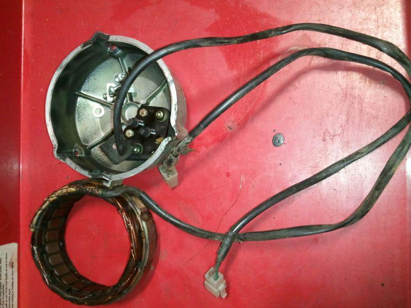 1982 yamaha xj650 maxim complete stator and wiring with left cover