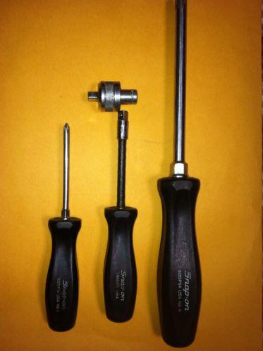 Snap on screwdriver / ratcheting adapter/ flexible / lot retail new $161.60