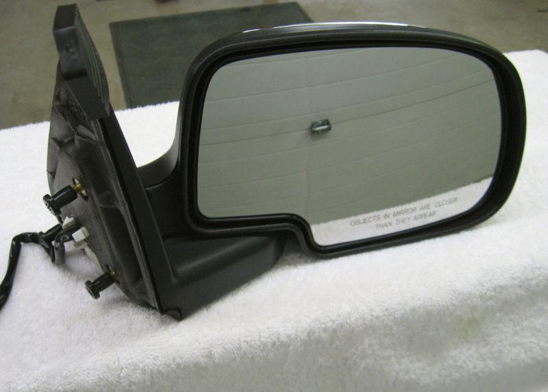 1999-2002 chevy silverado gmc sierra  power chrome cap passenger side mirror 