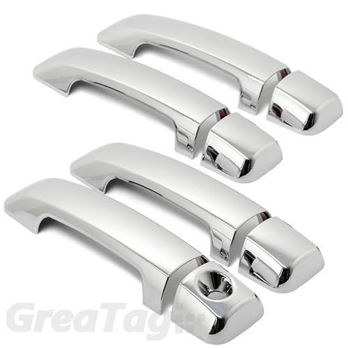 2008-2012 toyota sequoia triple chrome door handle covers 4pcs moulding trim set