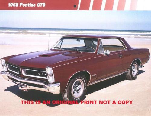 1965 pontiac lemans gto very nice muscle car print