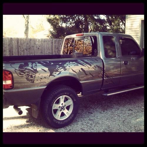 Ford f-150 raptor predator metal mulisha mud graphic