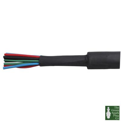 Durite - heatshrink sleeving 12.7mm black polyolefin 5m - 0-333-12