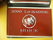 2000 buick lesabre owners manual set with case vg  00 owner's !!