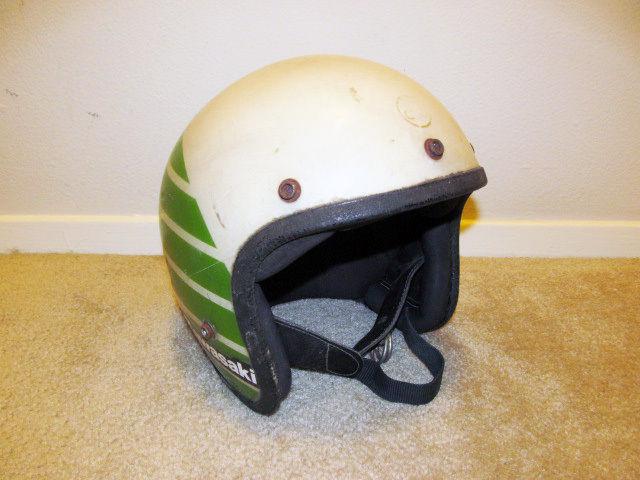 Vintage 1970s rg-9 bumble bee motorcycle helmet