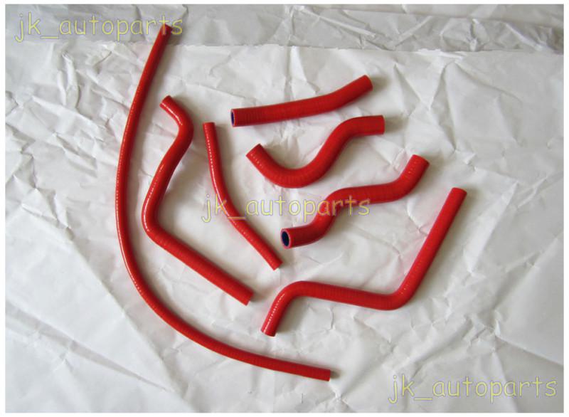 Honda 2001-2004 02 03 cr125 cr125r cr 125 r silicone radiator coolant red hose 