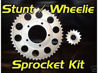 Honda 929 wheelie stunt sprocket set front & rear 929rr