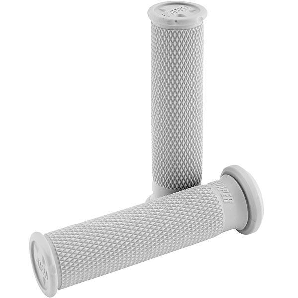 Pro taper full diamond grips atv thumb grips soft light grey 024842 new