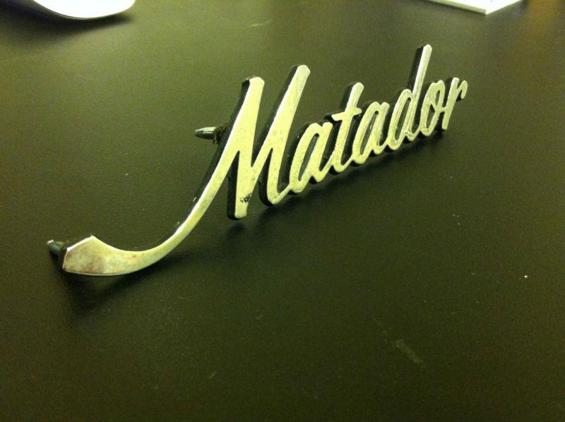 Vintage amc matador emblem original