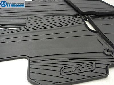 2014 mazda cx-5 new oem all season all weather rubber floor mats 0000-8b-r12