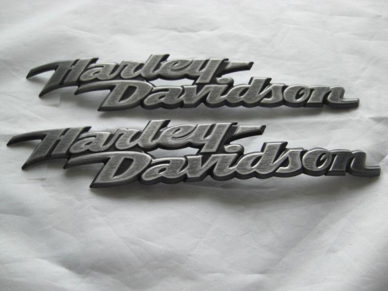 New harley davidson fuel tank emblem medallion badge oem gas