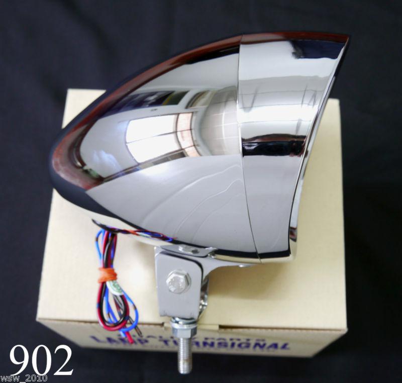 Honda shadow vt750 vt600 vt1100 ace aero spirit vlx vt mini head light chrome