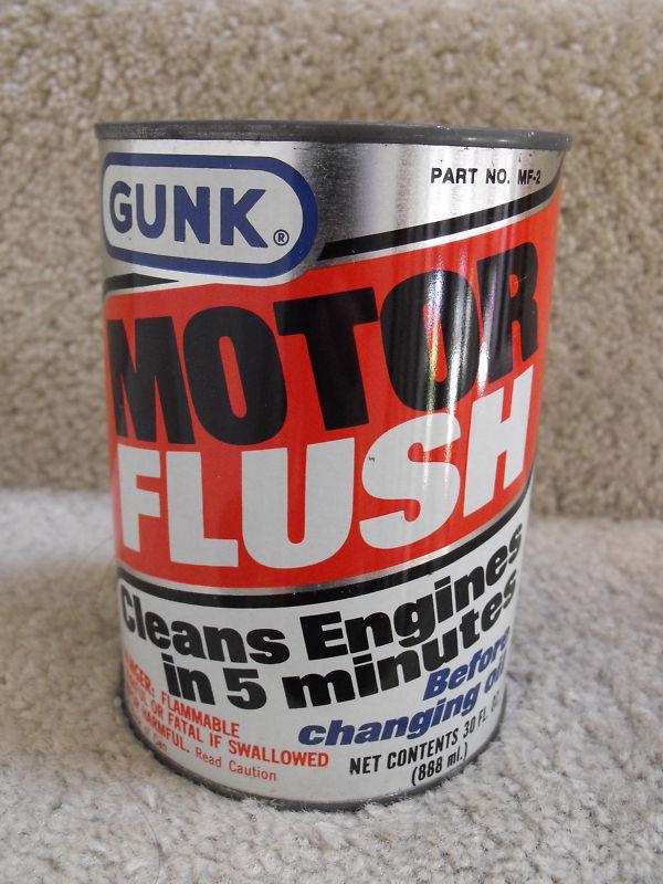*new* gunk motor flush 30 oz in metal can full