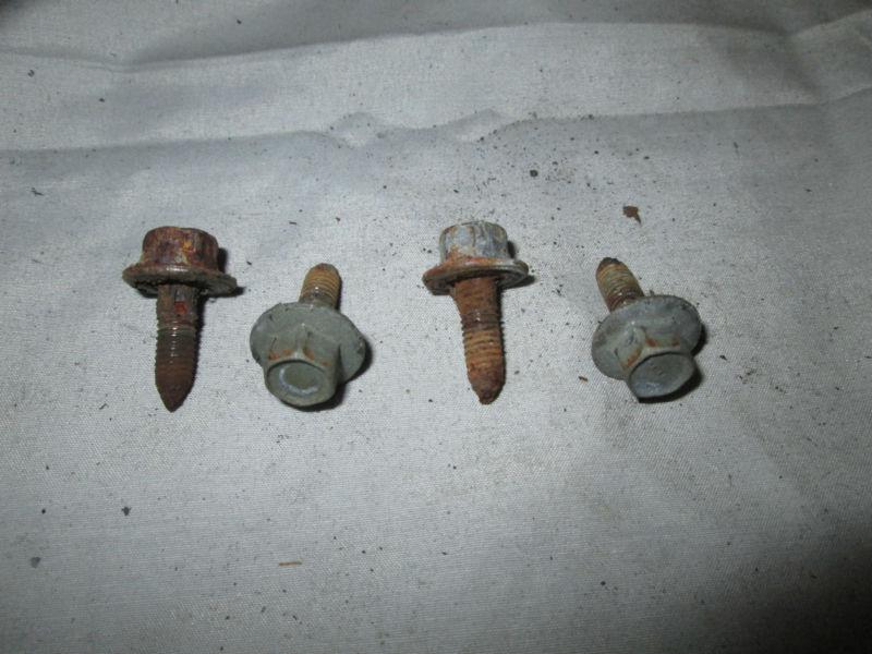 Jeep wrangler tj miscellaneous license plate bolts as shown from a 1997 07197