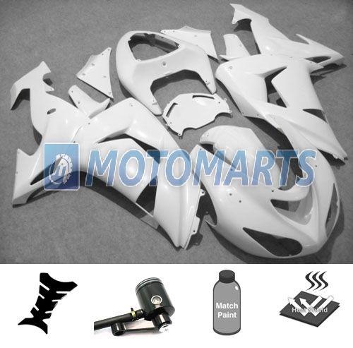 Bundle inj fairing w/ brake fluid reservoir for kawasaki ninja zx 10r 06 07 lwh