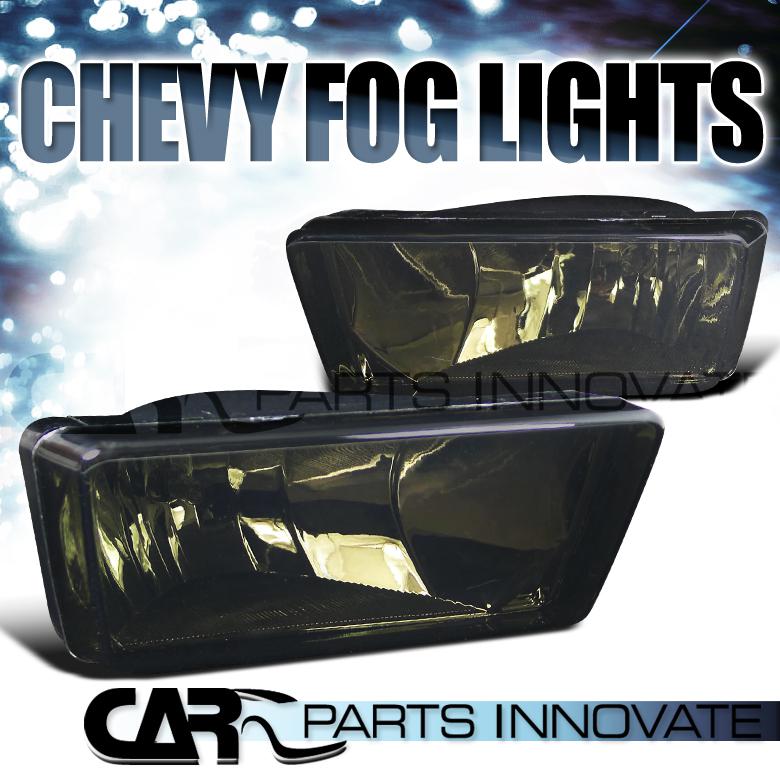 07-12 chevy silverado avalanche tahoe smoke fog lights driving bumper lamp