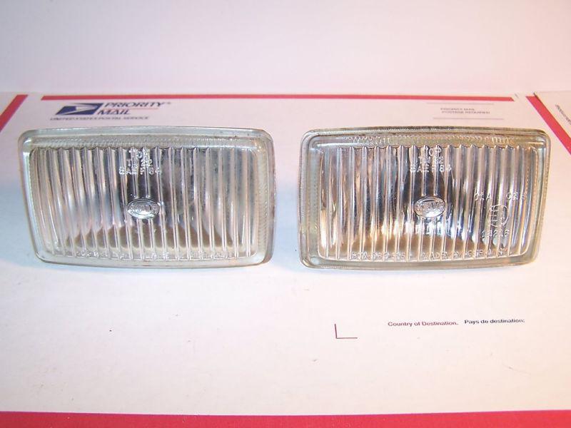 87 88 ford thunderbird turbo coupe hella fog lights / lamps / lenses set oem