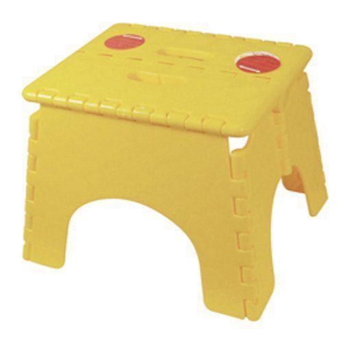 B & r plastics ez foldz stool yellow 101-6y